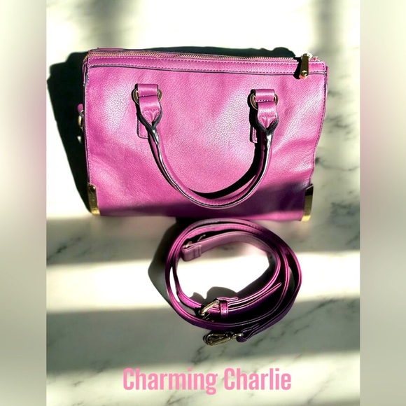 Charming Charlie Handbags - Charming Charlie Purple ShoulderBag